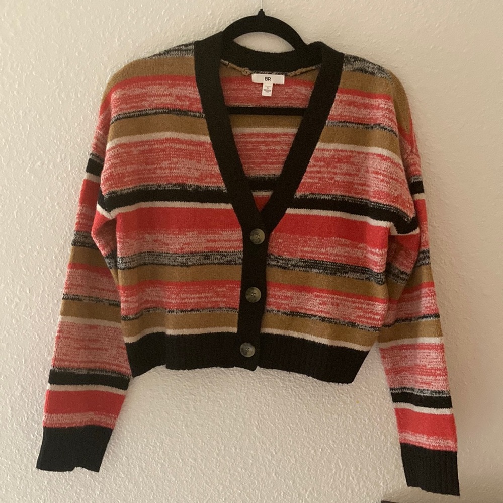 Nordstrom BP crop knit sweater nwt
